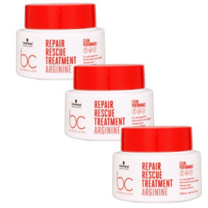 Schwarzkopf Bonacure Repair Rescue 3 x 200 ml Treatment für geschädigtes Haar