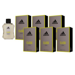 Adidas Pure Game 6 x 100 ml Aftershave After Shave