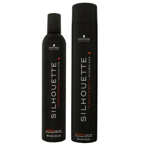 Schwarzkopf Silhouette Classic Formula 750 ml Haarspray & 500 ml Mousse