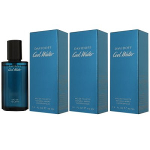 Davidoff Cool Water 3 x 40 ml Eau de Toilette EDT Herrenparfum