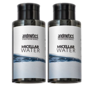 Andmetics Micellar Water 2 x 250 ml Mizellenwasser Gesicht Reinigung