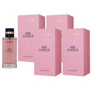 La Rive Her Choice 4 x 100 ml Eau de Parfum EDP Damenparfum
