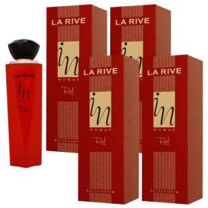 La Rive In Woman Red 4 x 100 ml Eau de Parfum EDP Damenparfum
