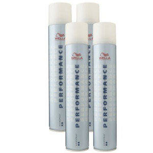 Wella Performance 4 x 500 ml Haarspray extra starker Halt