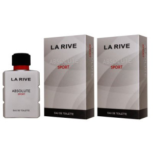 La Rive Absolute Sport 2 x 100 ml Eau de Toilette EDT Herrenparfum