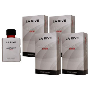 La Rive Absolute Sport 4 x 100 ml Eau de Toilette EDT Herrenparfum