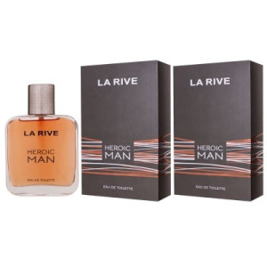 La Rive Heroic Man 2 x 100 ml Eau de Toilette EDT Herrenparfum