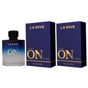 La Rive Just on Time 2 x 100 ml Eau de Toilette EDT Herrenparfum