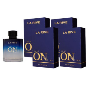 La Rive Just on Time 4 x 100 ml Eau de Toilette EDT Herrenparfum