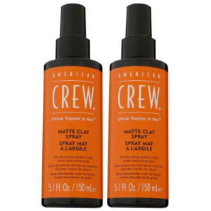 American Crew Matte Clay 2 x 150 ml Sprühgel mittlerer halt