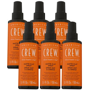 American Crew Matte Clay 6 x 150 ml Sprühgel mittlerer halt