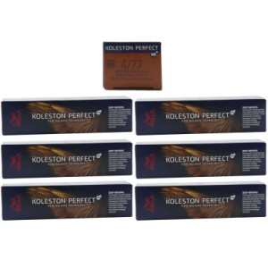 Wella Koleston 6 x 60 ml 4/77 mittelbraun braun-intensiv