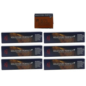 Wella Koleston 6 x 60 ml 6/75 dunkelblond braun mahagoni