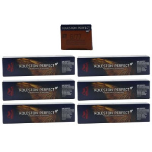 Wella Koleston 6 x 60 ml 6/77 dunkelblond braun-intensiv