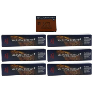 Wella Koleston 6 x 60 ml 8/73 hellblond braun gold