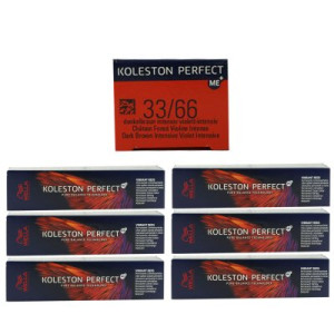 Wella Koleston Vibrant Reds 6 x 60 ml 33/66 dunkelbraun intensiv violett intensiv