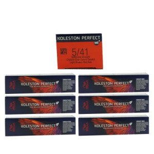 Wella Koleston Vibrant Reds 6 x 60 ml 5/41 hellbraun asch kupfer