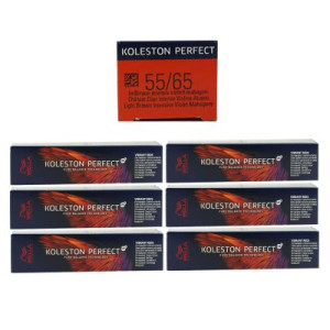 Wella Koleston Vibrant Reds 6 x 60 ml 55/65 hellbraun intensiv violett mahagoni