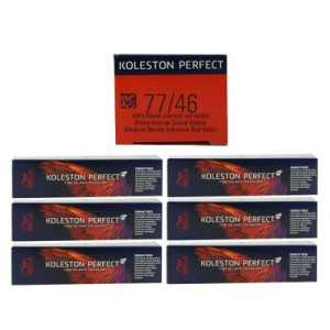 Wella Koleston Vibrant Reds 6 x 60 ml 77/46 mittelblond intensiv rot violett