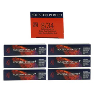 Wella Koleston Vibrant Reds 6 x 60 ml 8/34 hellblond gold rot