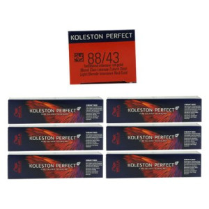 Wella Koleston Vibrant Reds 6 x 60 ml 88/43 hellblond intensiv rot gold