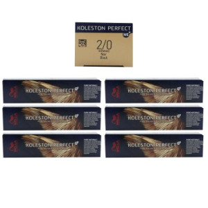 Wella Koleston 6 x 60 ml 2/0 schwarz