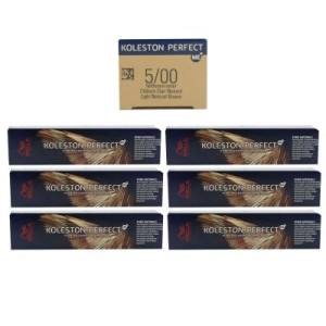 Wella Koleston 6 x 60 ml 5/00 hellbraun natur