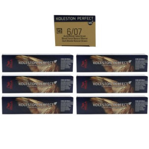 Wella Koleston 6 x 60 ml 6/07 dunkelblond natur braun