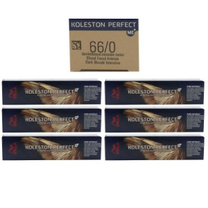 Wella Koleston 6 x 60 ml 66/0 dunkelblond intensiv natur