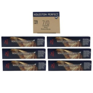 Wella Koleston 6 x 60 ml 7/0 mittelblond