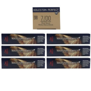 Wella Koleston 6 x 60 ml 7/00 mittelblond natur