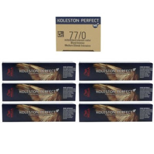 Wella Koleston 6 x 60 ml 77/0 mittelblond intensiv natur