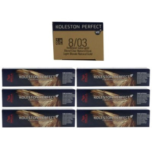 Wella Koleston 6 x 60 ml 8/03 hellblond natur gold