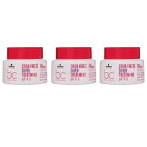 Schwarzkopf Bonacure Color Freeze Silver 3 x 200 ml Treatment