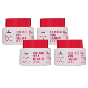 Schwarzkopf Bonacure Color Freeze Silver 4 x 200 ml Treatment