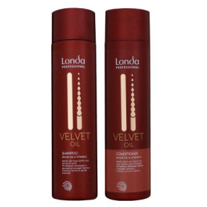 Londa Velvet Oil Shampoo 250 ml für trockenes Haar & 250 ml Conditioner