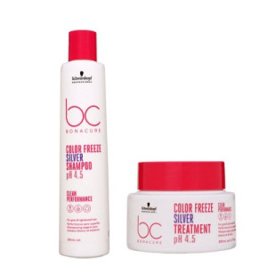 Schwarzkopf Bonacure Color Freeze Silver 250 ml Shampoo & 200 ml Treatment