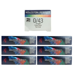 Wella Koleston Perfect ME Special Mix 6 x 60 ml 0/43 Rot Gold