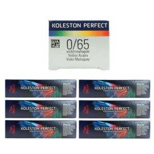 Wella Koleston Perfect ME Special Mix 6 x 60 ml 0/65 Violett Mahagoni