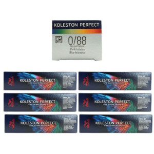 Wella Koleston Perfect ME Special Mix 6 x 60 ml 0/88 Blau Intensiv