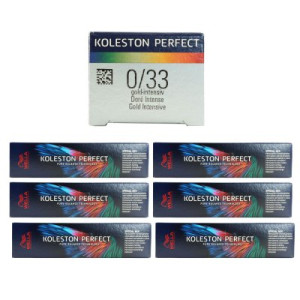 Wella Koleston Perfect ME Special Mix 6 x 60 ml 0/33 Gold Intensiv