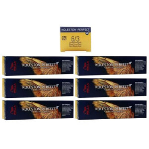 Wella Koleston Perfect ME Rich Naturals 6 x 60 ml 6/3 dunkelblond gold
