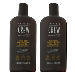 American Crew Daily Moisturizing 2 x 450 ml Shampoo feuchtigkeitspflege for Men