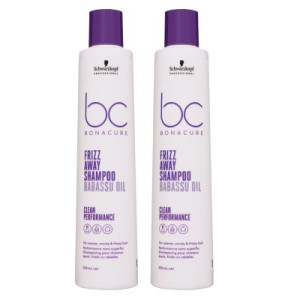 Schwarzkopf BC Bonacure Frizz Away 2 x 250 ml Shampoo mit Babassu Öl