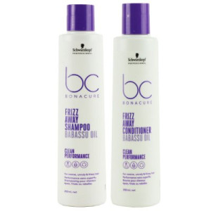 Schwarzkopf BC Bonacure Frizz Away 250 ml Shampoo & 200 ml BC Frizz Away Conditioner