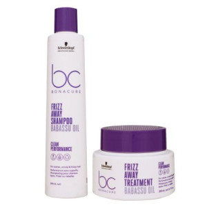 Schwarzkopf BC Bonacure Frizz Away 250 ml Shampoo & 200 ml BC Frizz Away Treatment Haarkur