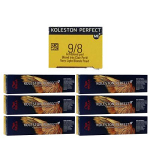 Wella Koleston Perfect ME Rich Naturals 6 x 60 ml 9/8 lichtblond pearl