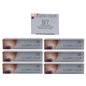 Wella Illumina 6 x 60 ml 9/7 lichtblond braun