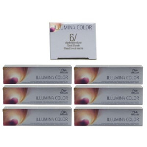 Wella Illumina 6 x 60 ml 6/ dunkelblond