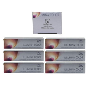 Wella Illumina 6 x 60 ml 5/ hellbraun